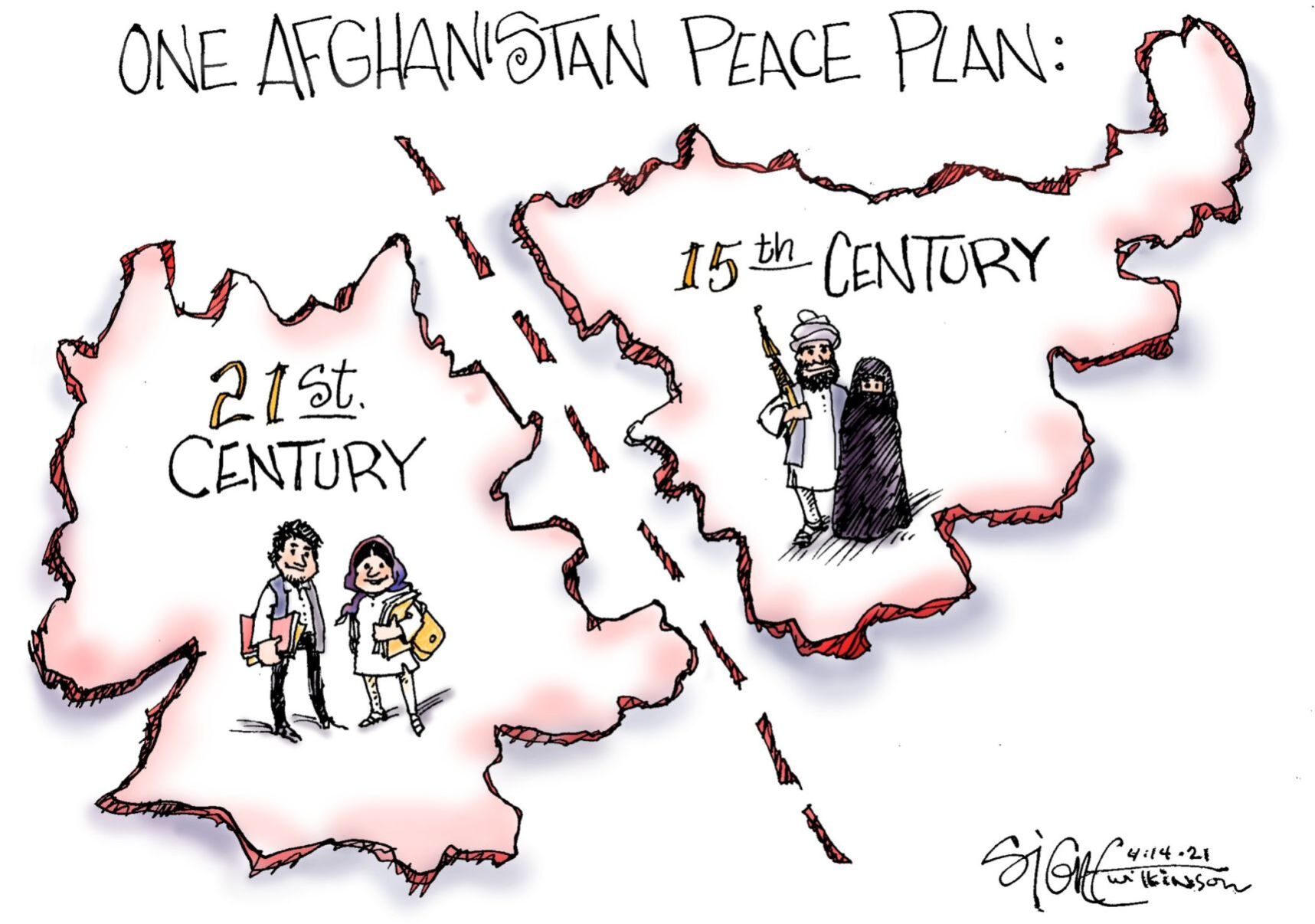 Signe Wilkinson cartoon